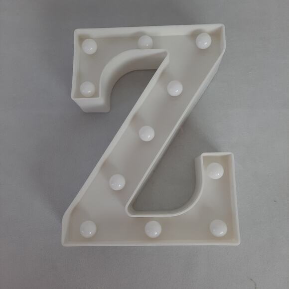 5 For$20.00 Letter Light "Z" LED Symbol Shape, Alphabet, Wall Hanging/Free Stand - Picture 2 of 5